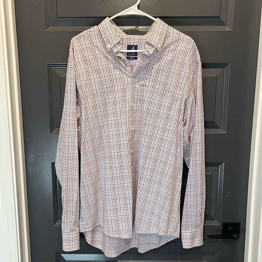 Johnnie-O Performance Men’s Long Sleeve Button Up Shirt